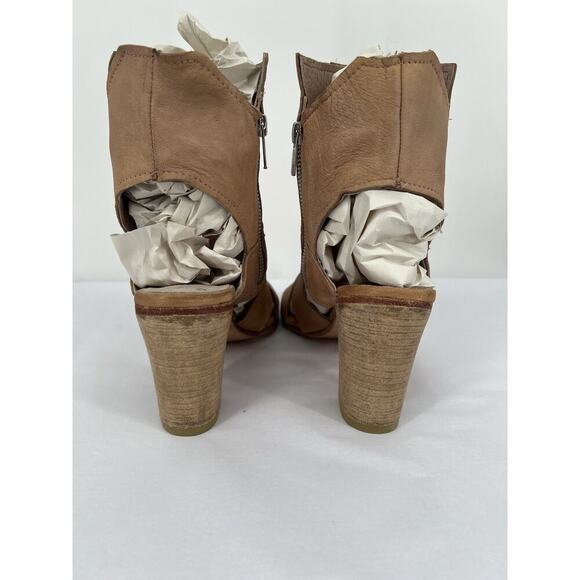 Free People Effie Block Heel Leather Ankle Boots, Women’s Size EU 41 US 10 - Picture 10 of 16